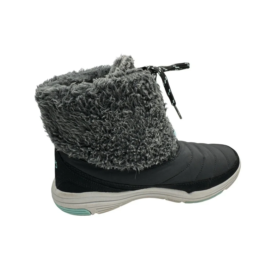 Ryka Women's Winter Boots Size‎ 8 Black Insulated Lace Up Outdoor Comfort Boots - Picture 8 of 16